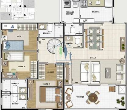 Apartamento à venda com 3 quartos, 103m² - Foto 10